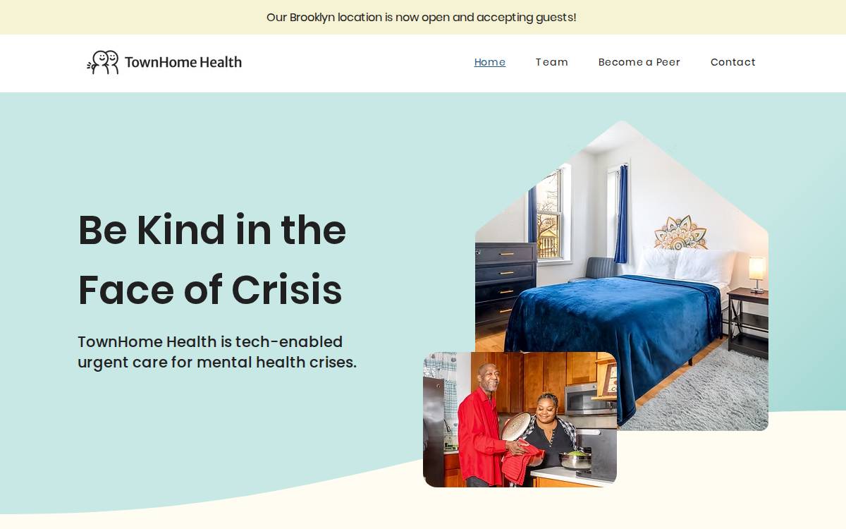 TownHome Health website preview