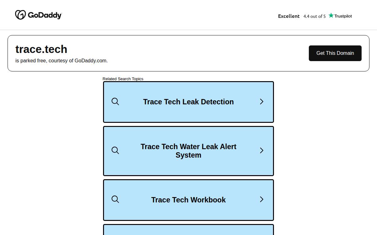 trace website preview