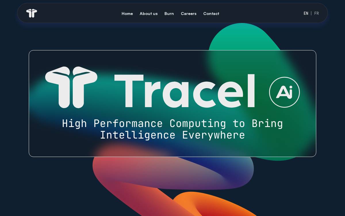 Tracel website preview