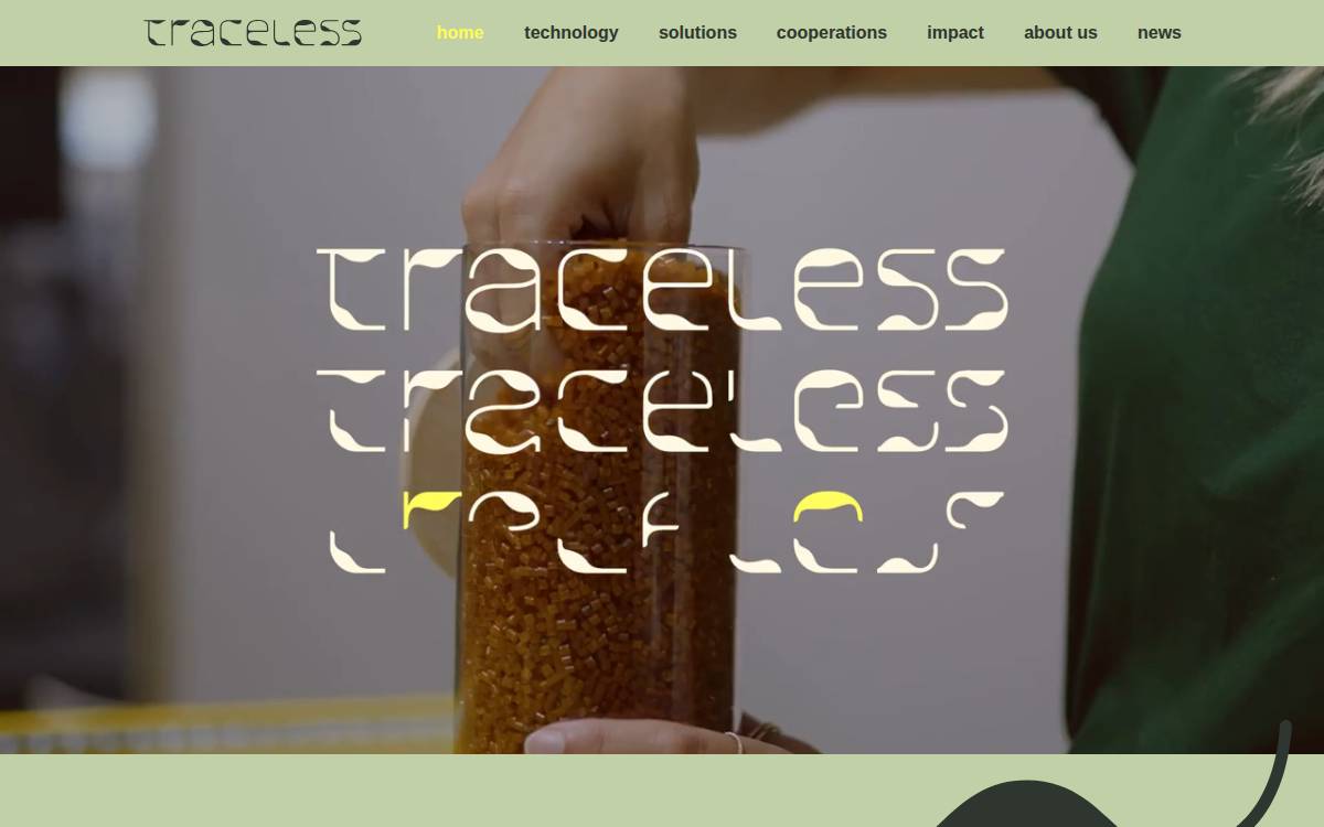 Traceless website preview