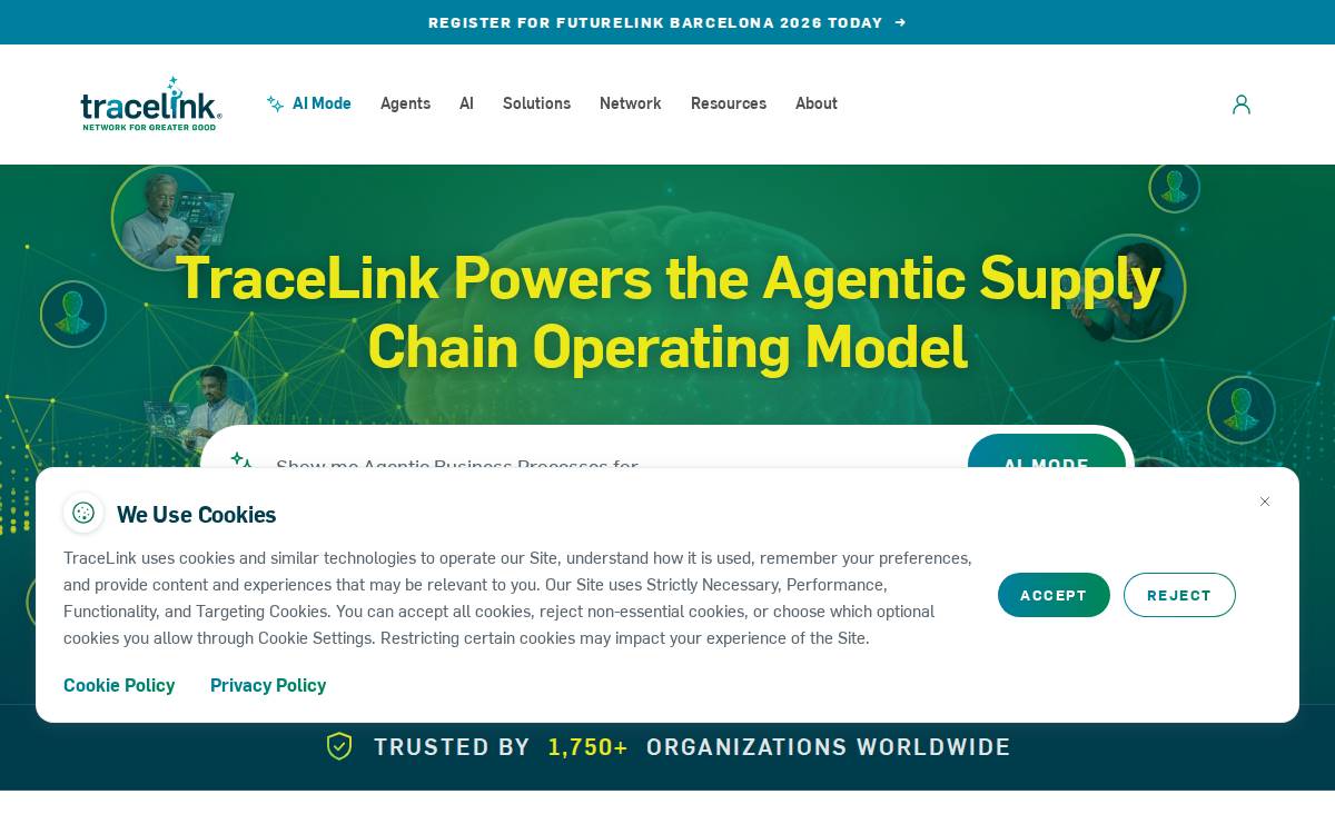 TraceLink website preview