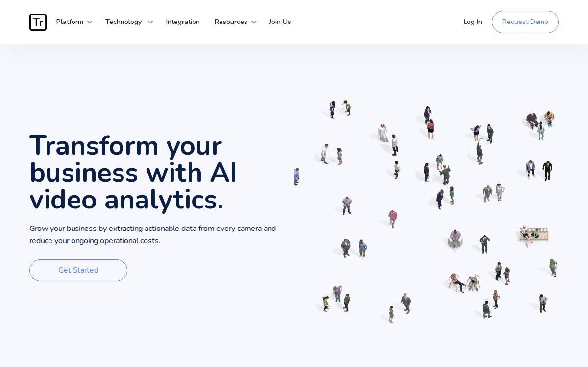 Traces website preview