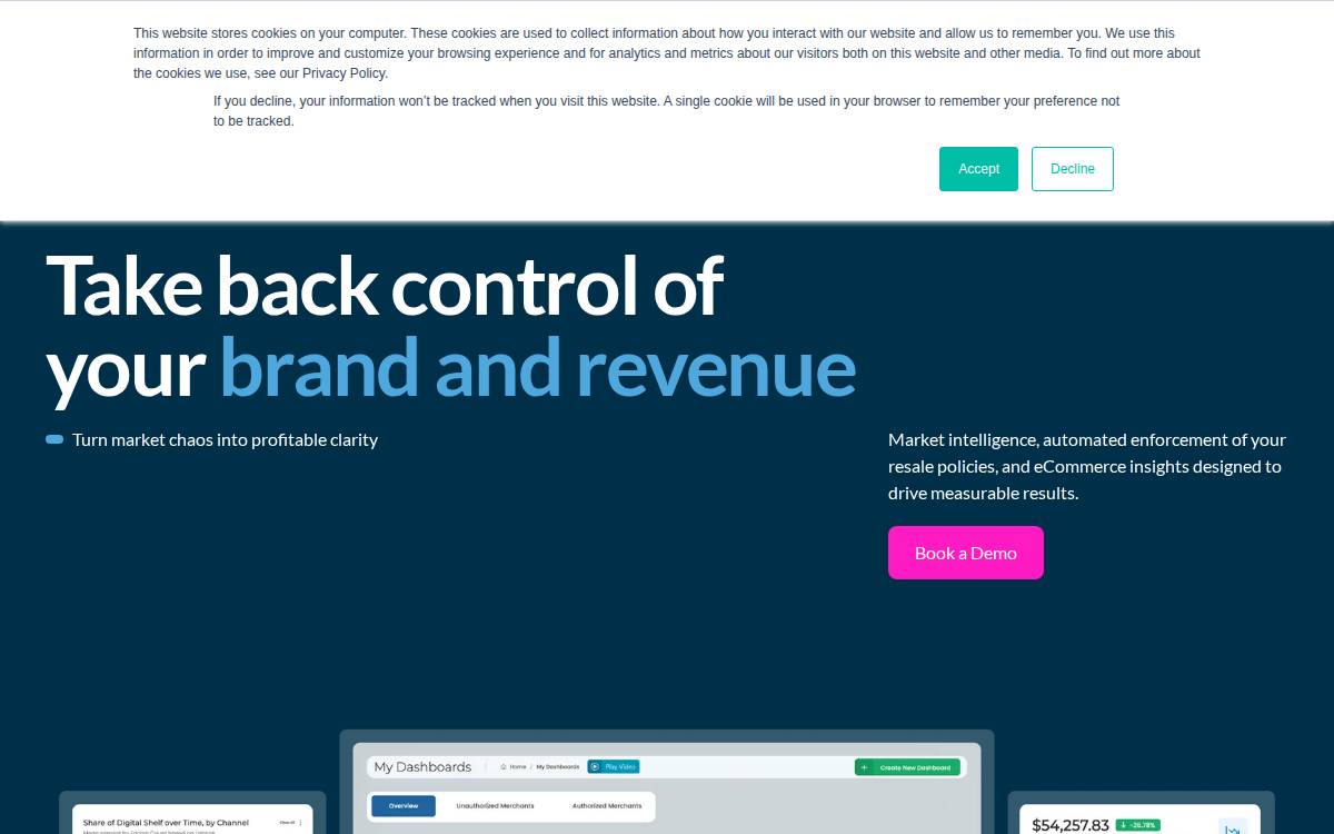 Trackstreet website preview