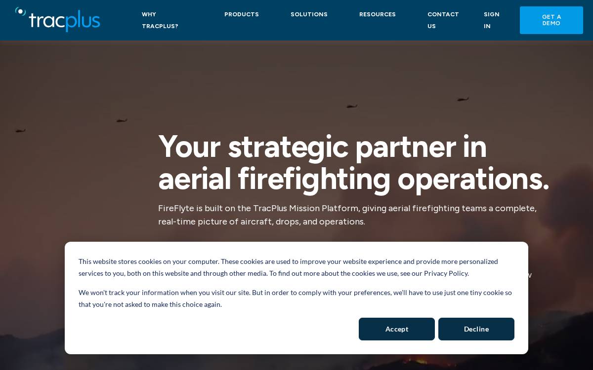 TracPlus website preview
