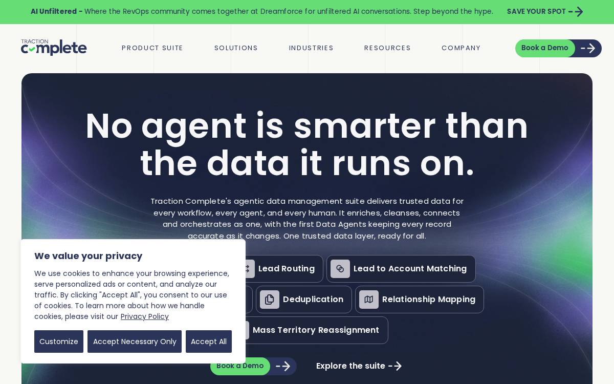 Traction Complete website preview