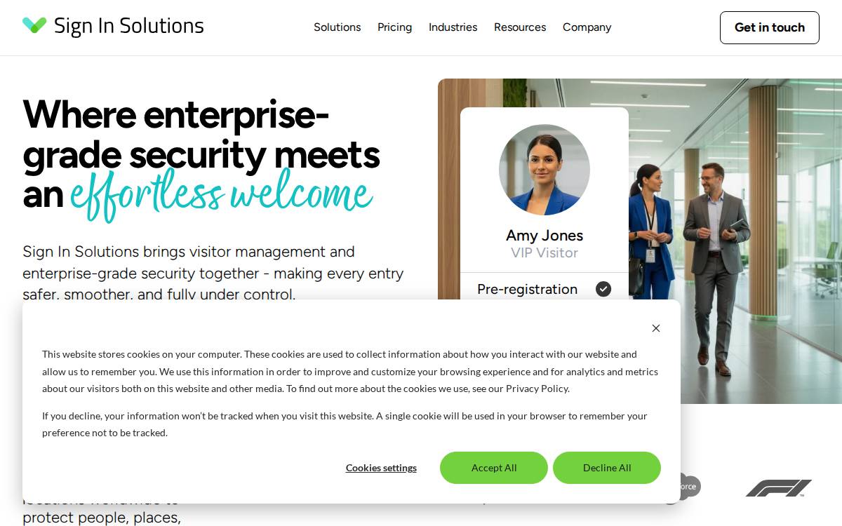Traction Guest website preview