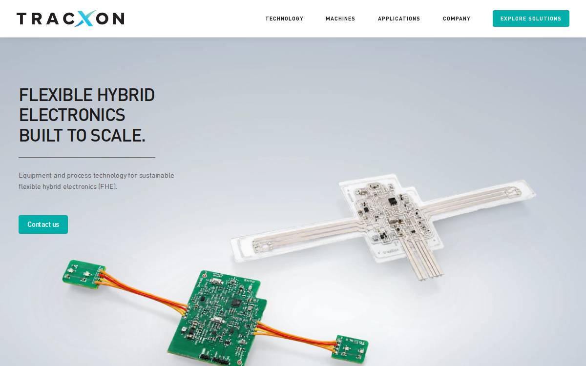Tracxon website preview