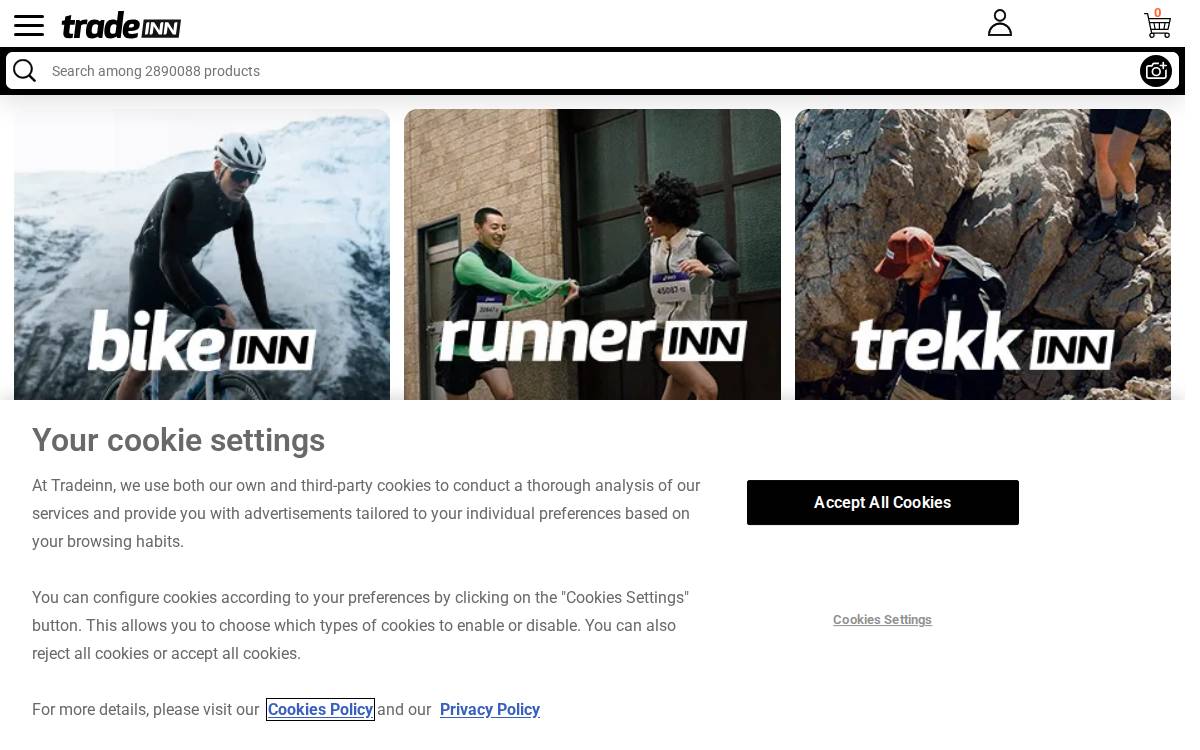 Tradeinn website preview
