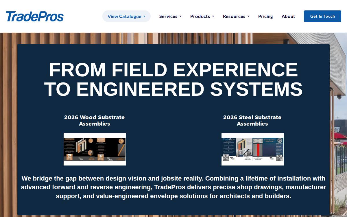 TradePros website preview