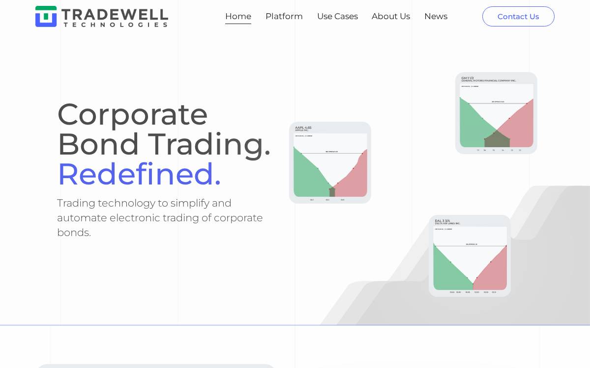 Tradewell Technologies website preview