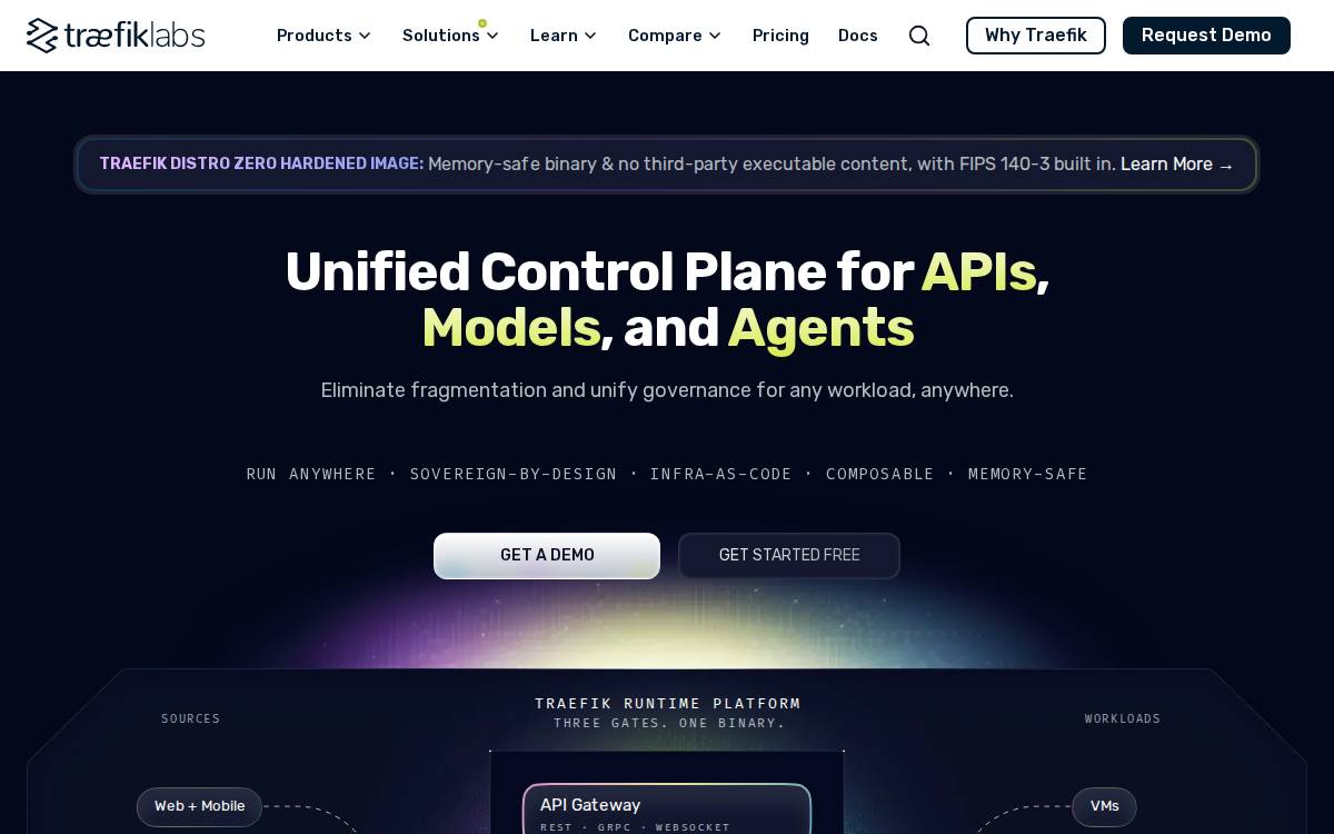 Traefik, a modern reverse-proxy website preview