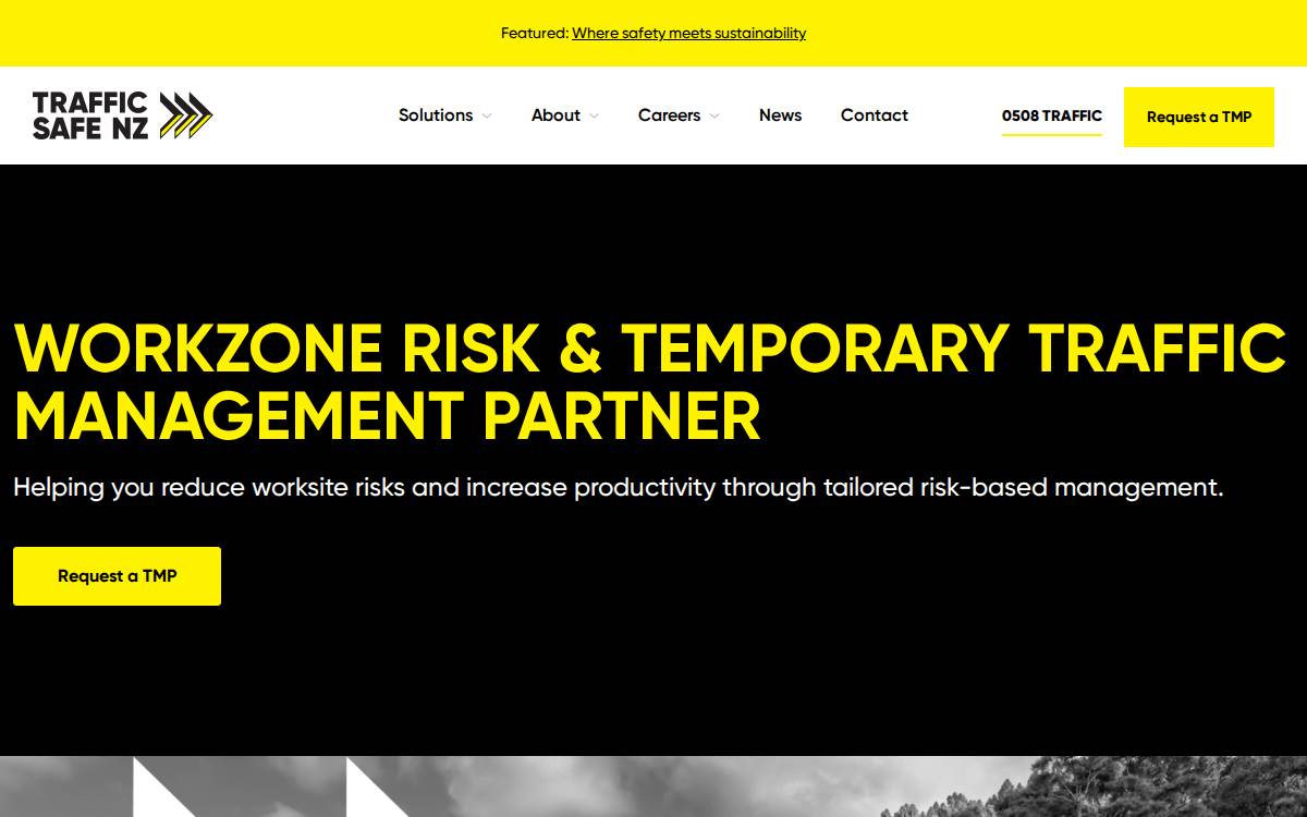 Traffic Safe New Zealand website preview