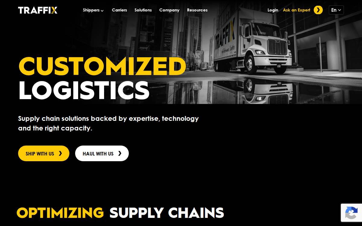 TRAFFIX website preview