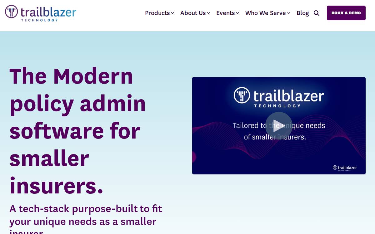 Trailblazer website preview