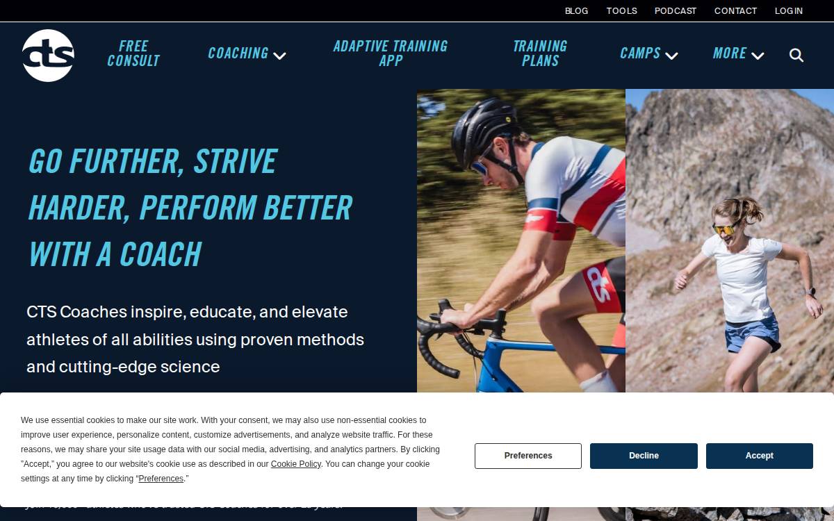Trainright website preview
