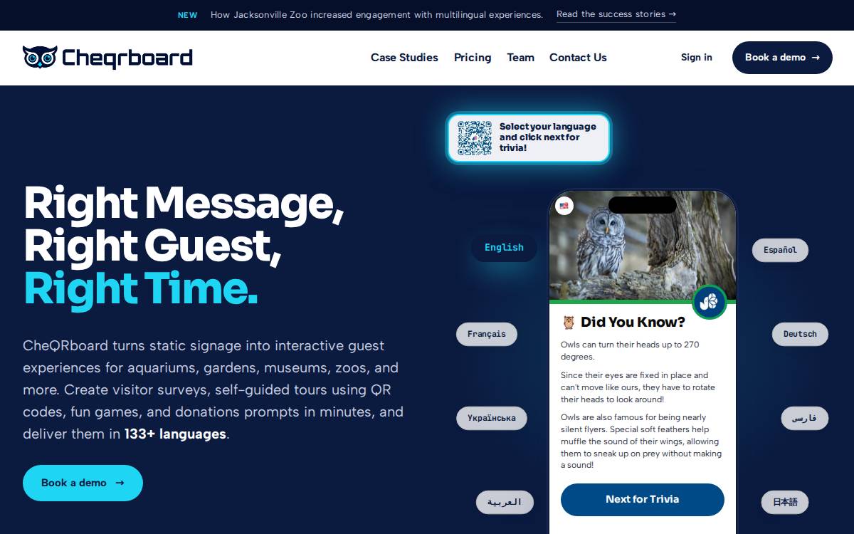 Trakid website preview