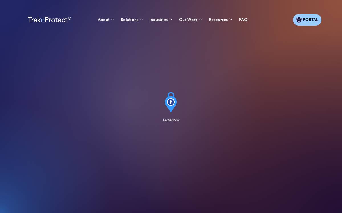 Traknprotect website preview