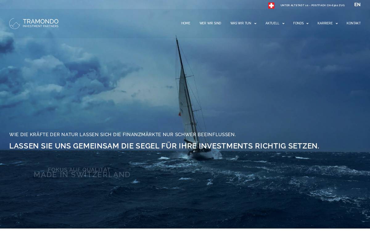 Tramondo website preview