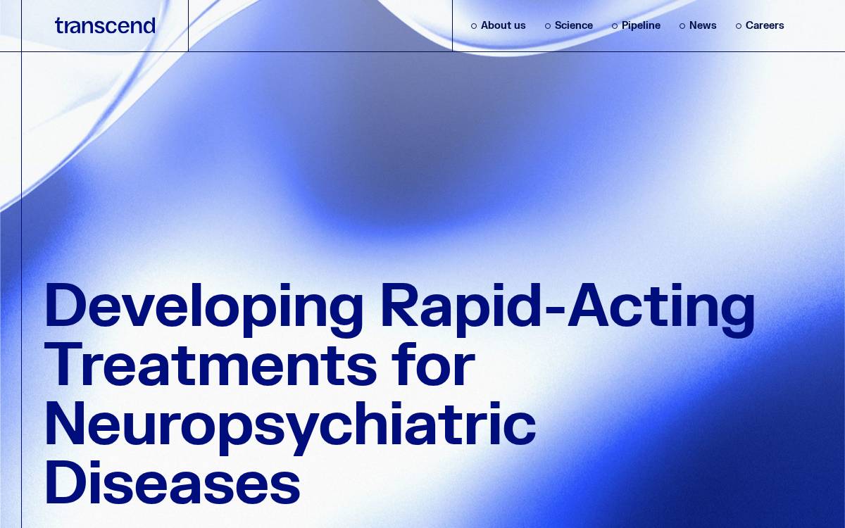 Transcend Therapeutics website preview
