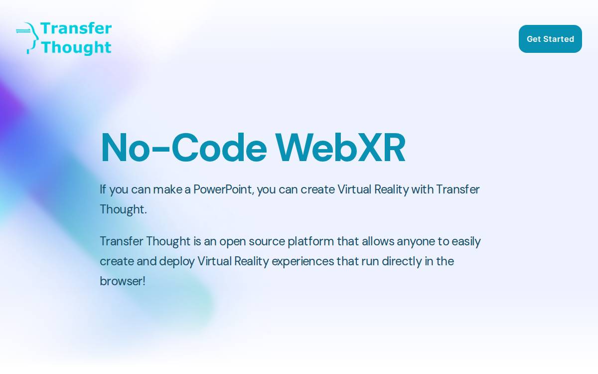 Transfer Thought website preview
