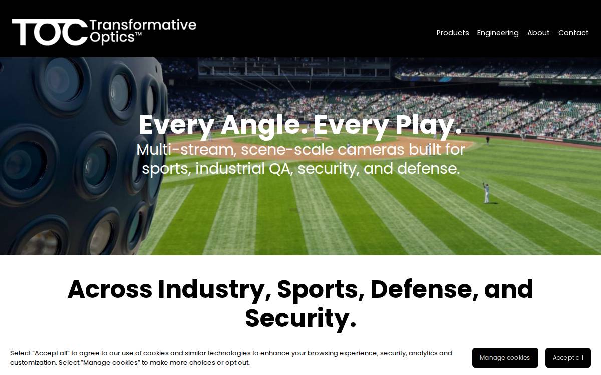 Transformativeoptics website preview
