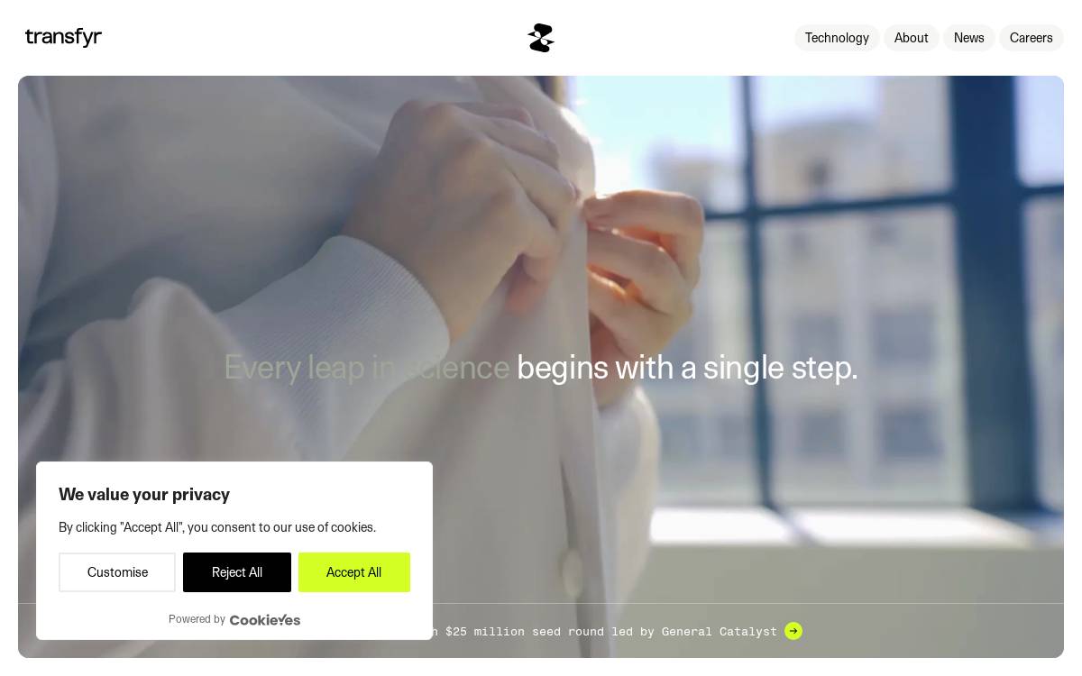 Transfyr website preview