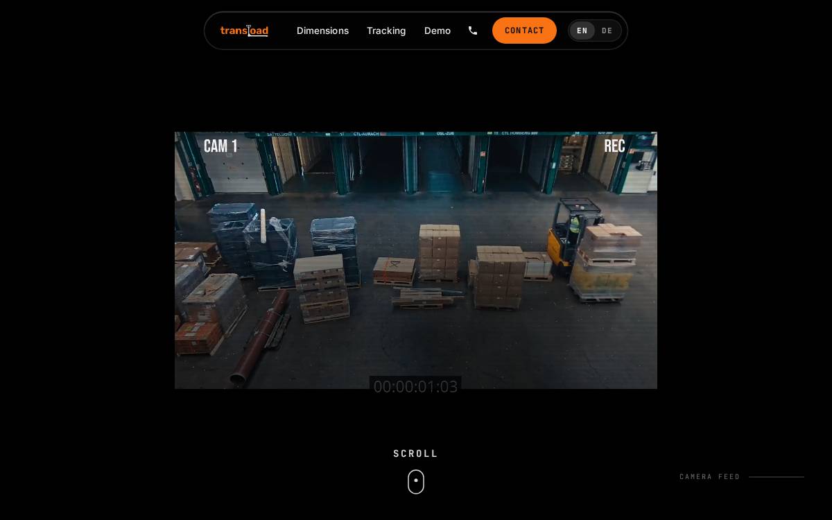 transload website preview