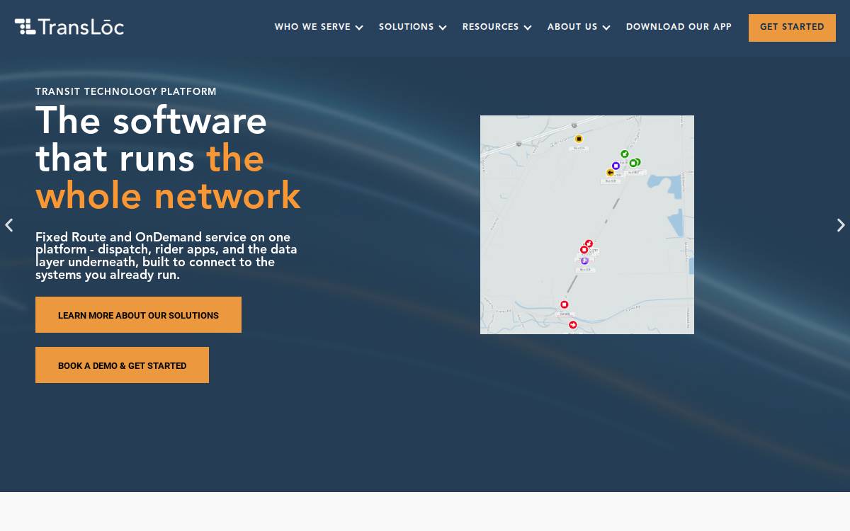 Transloc website preview
