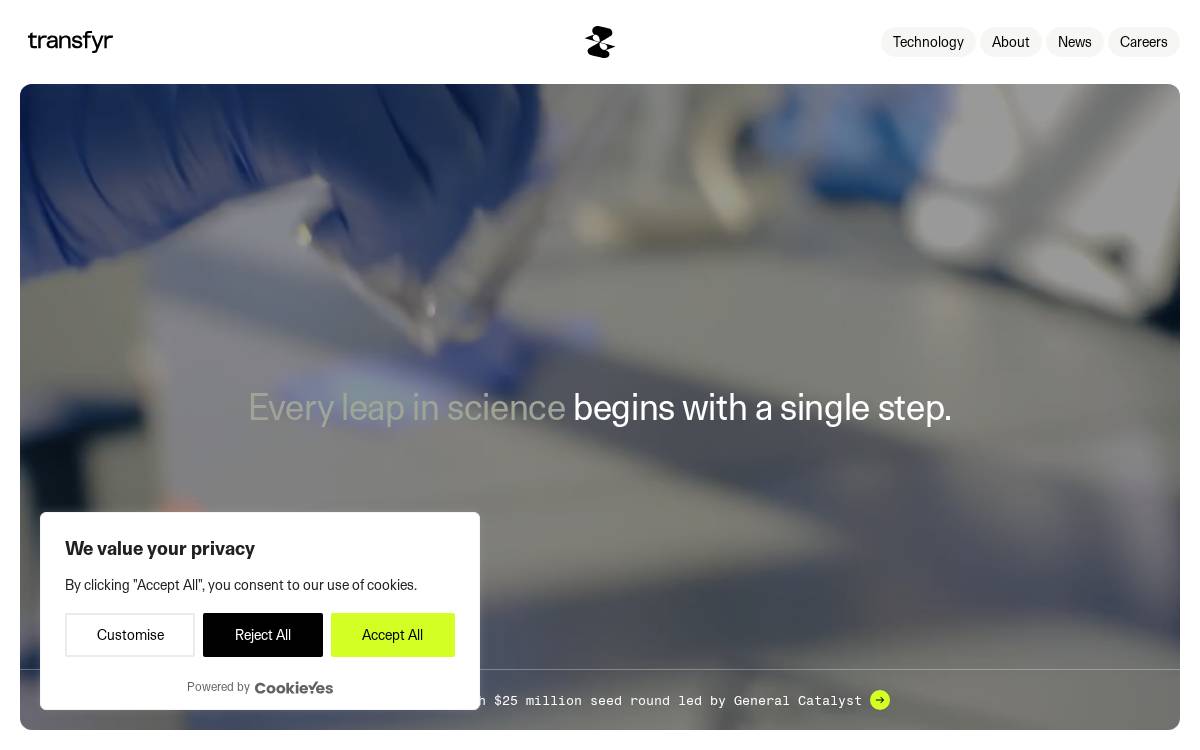 Transyfr website preview