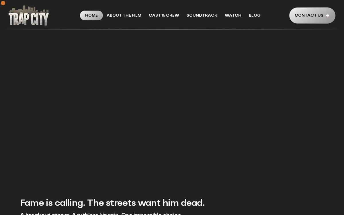 Trap City website preview