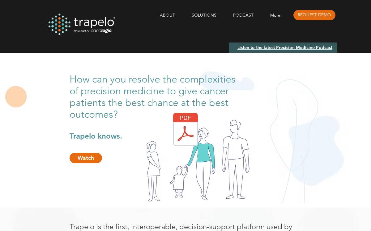 Trapelo website preview