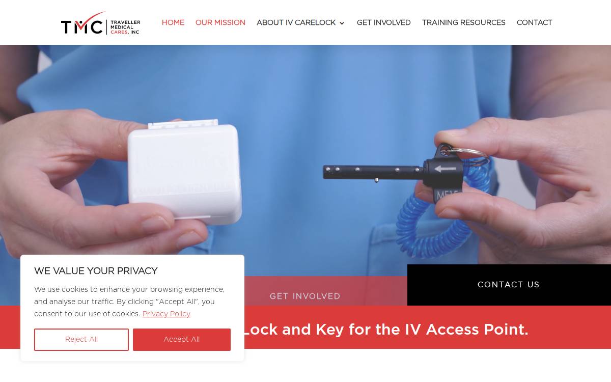 Traveller Medical website preview