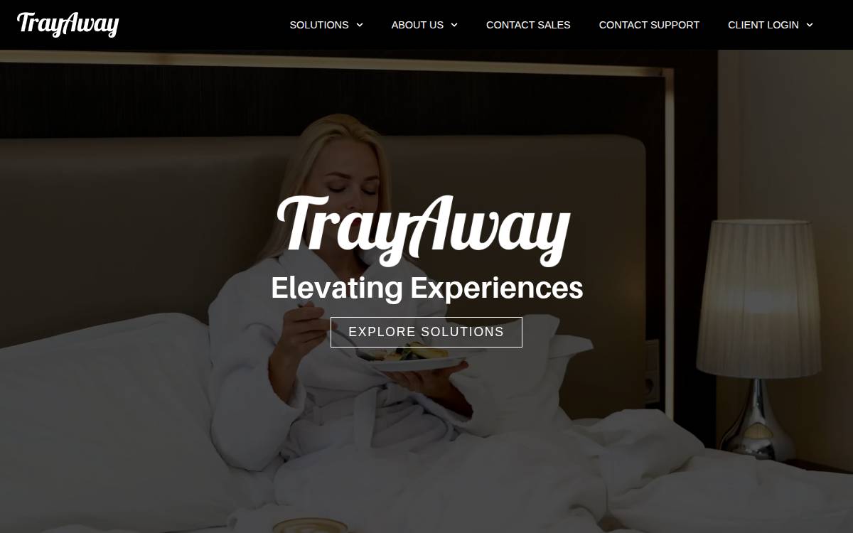 TrayAway website preview