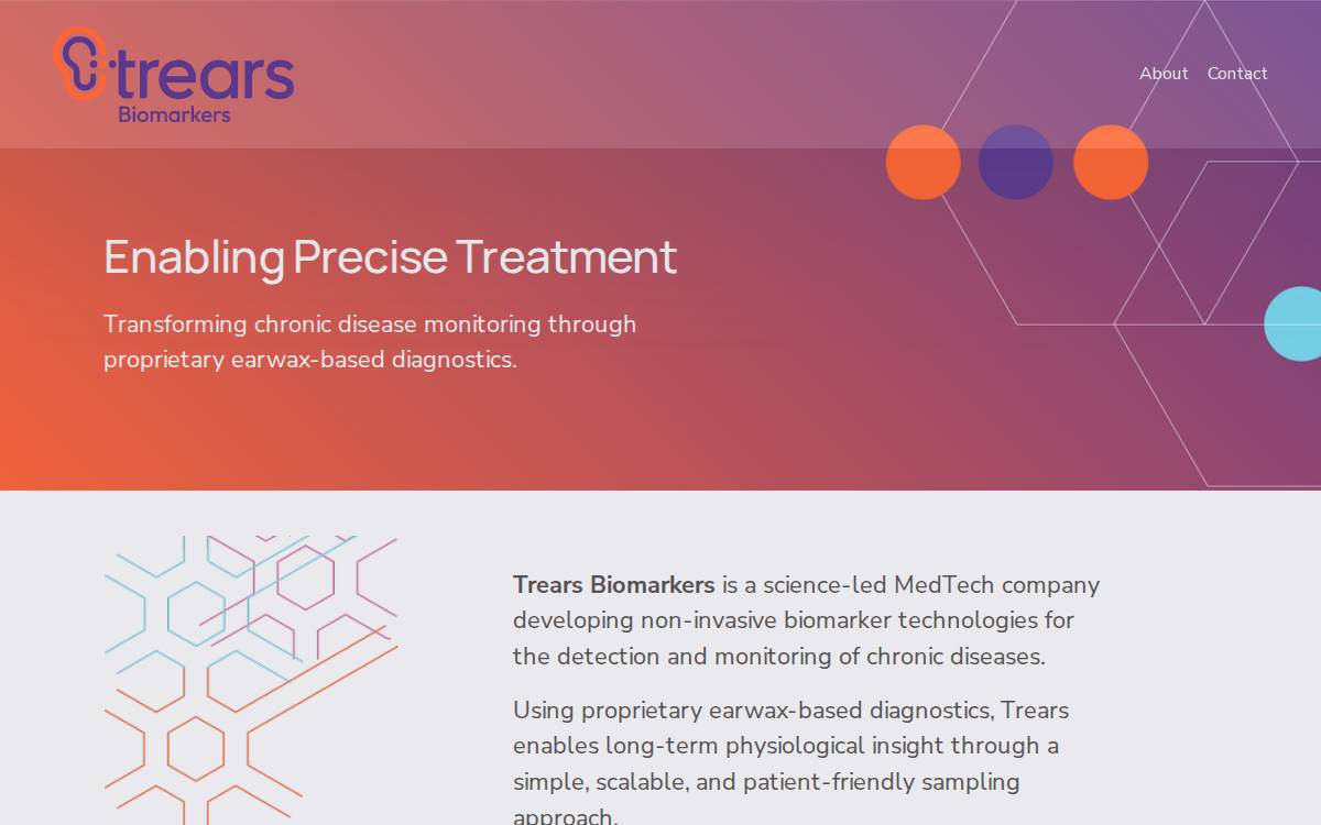 Trears website preview