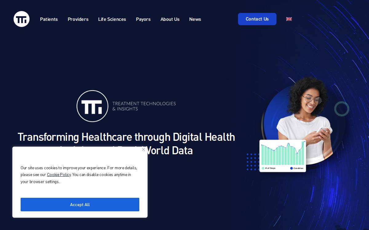 Treatment Technologies & Insights website preview