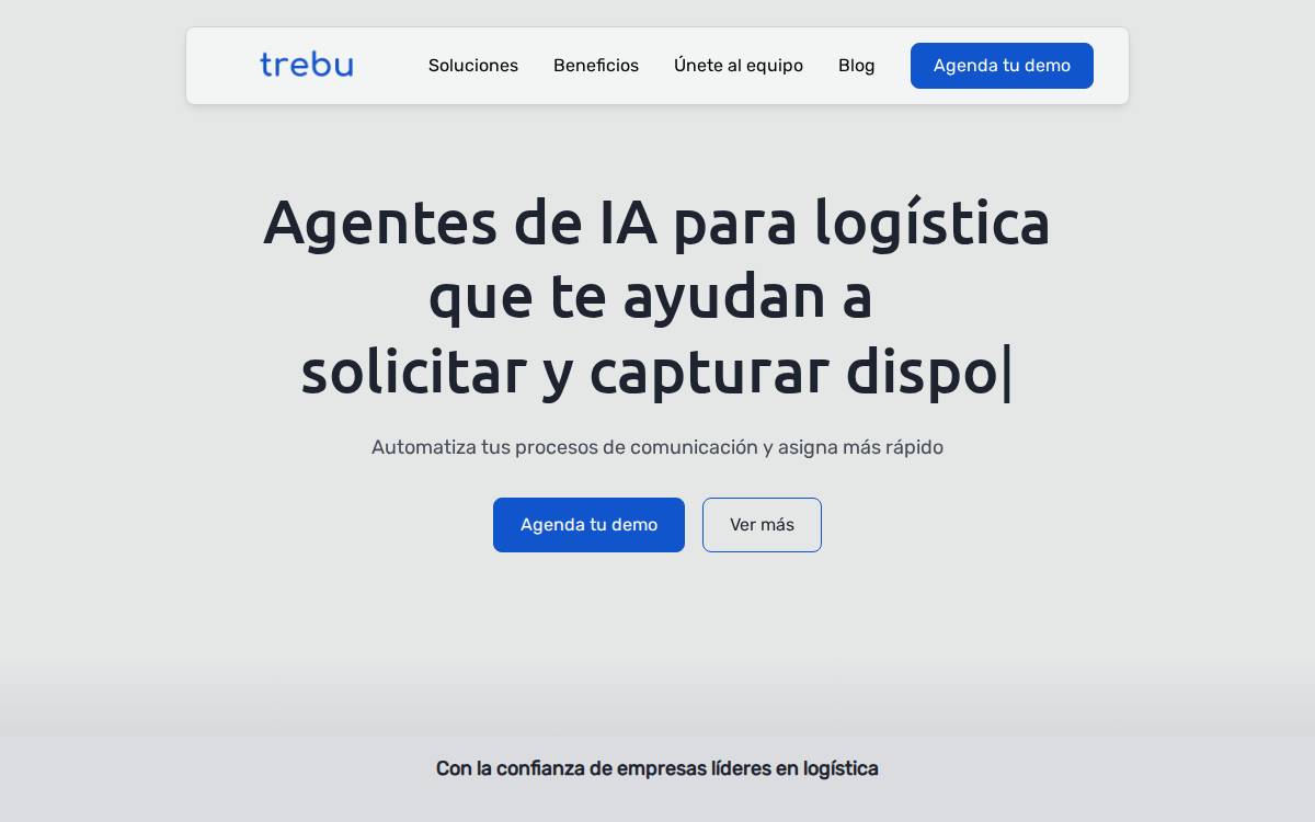 Trebu website preview