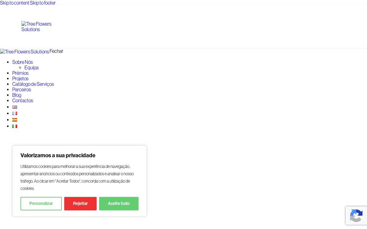 Tree Flowers Solutions website preview