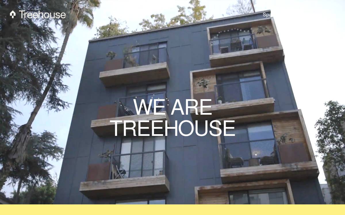 Treehouse website preview