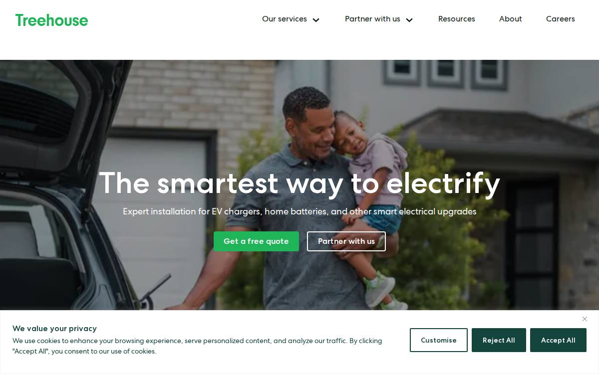 Treehouse website preview