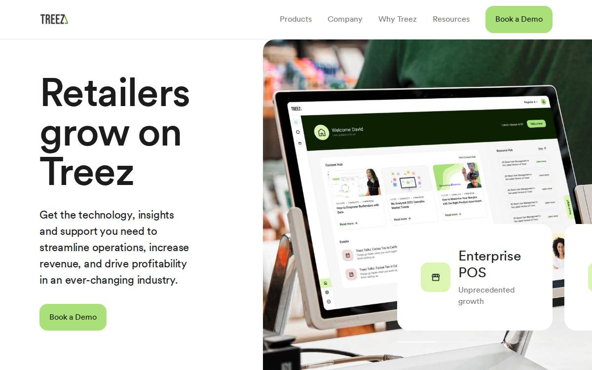 Treez website preview