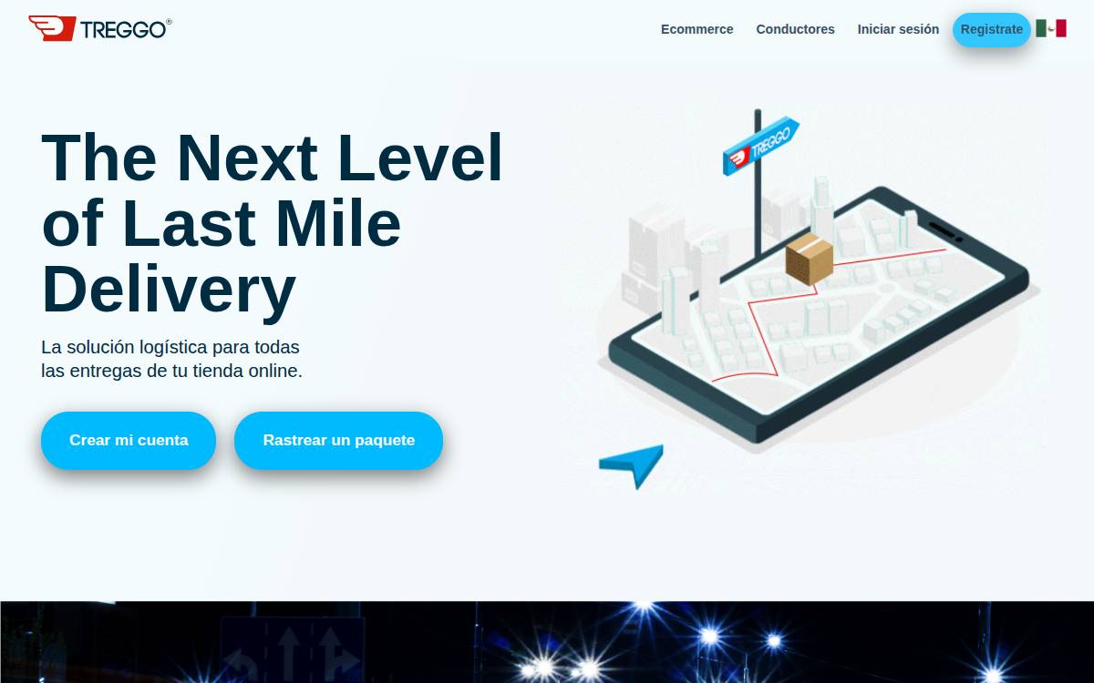 Treggo website preview