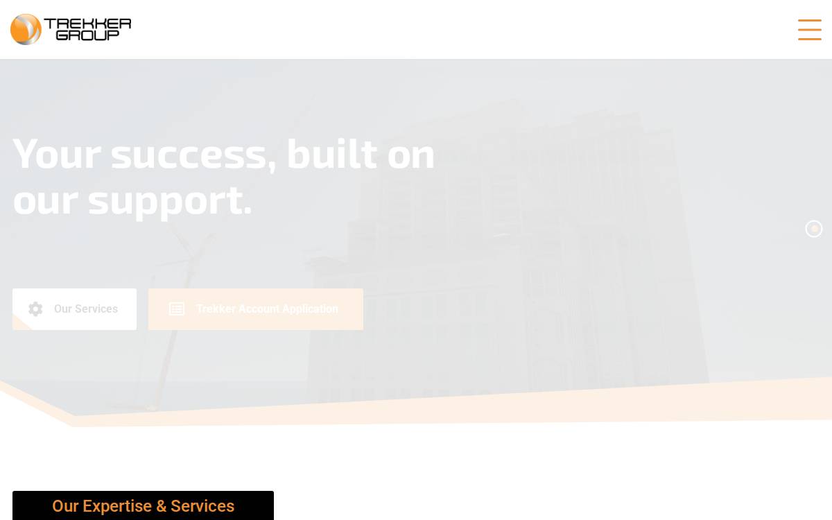 Trekkergroup website preview