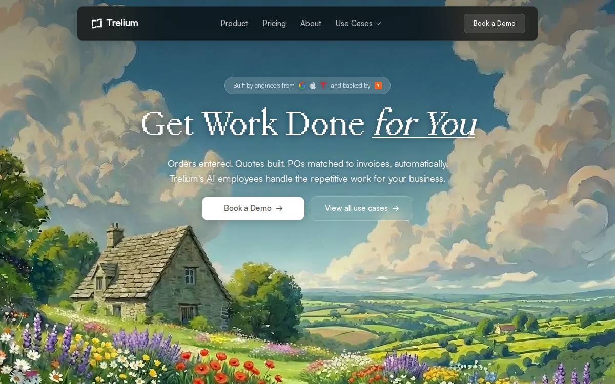 Trelium website preview