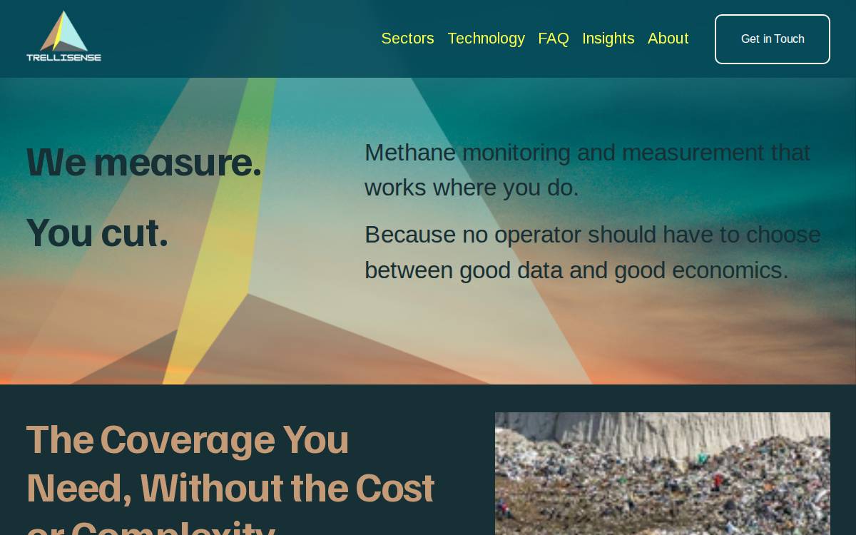 Trellisense website preview