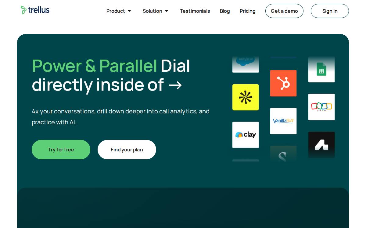 Trellus website preview