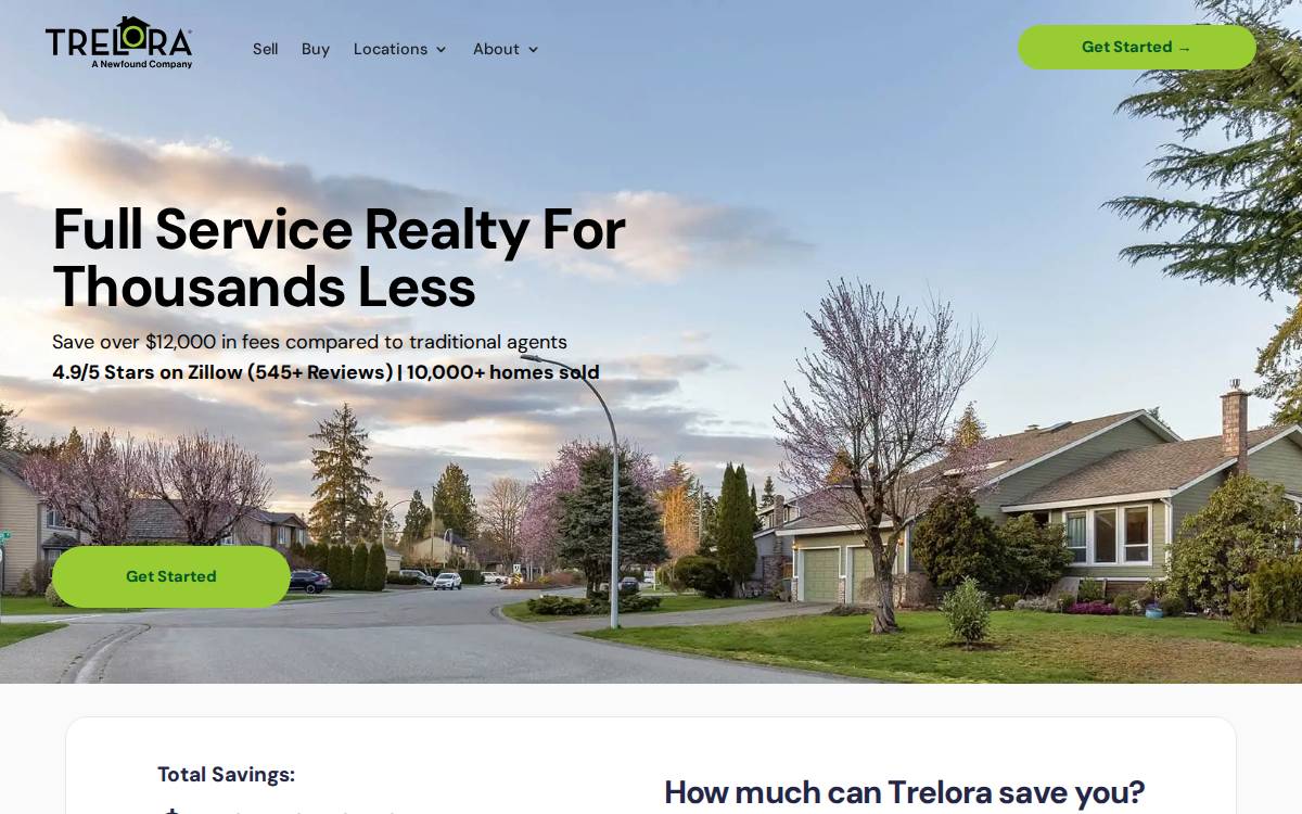 Trelora website preview