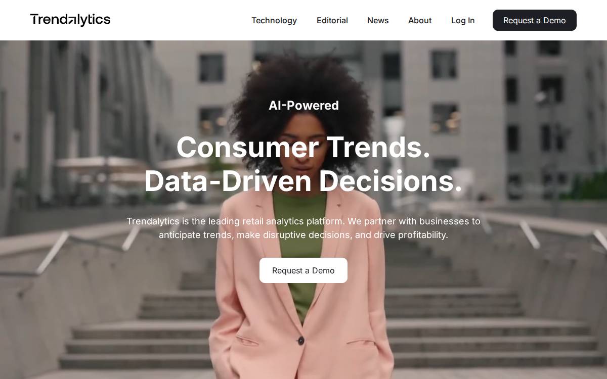 Trendalytics website preview