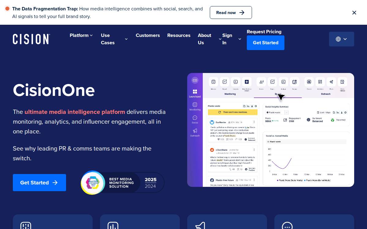Trendkite website preview