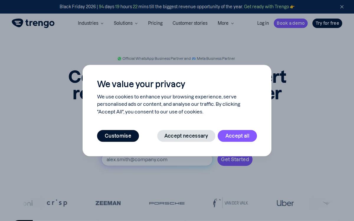 Trengo website preview