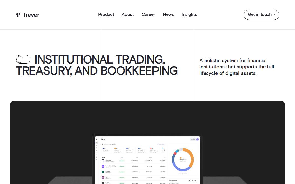 Trever website preview